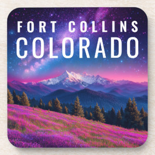 Cosmic Galaxy Mountain Landscape Tourist Travel Coaster