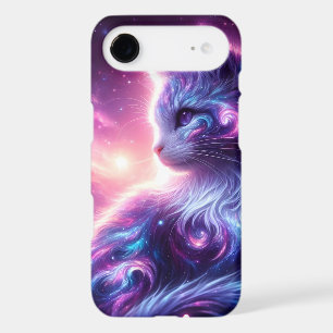 Cosmic Galaxy Mystical Feline Celestial