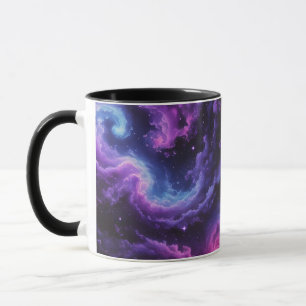 Cosmic Galaxy Nebula Abstract Space Art Design Mug