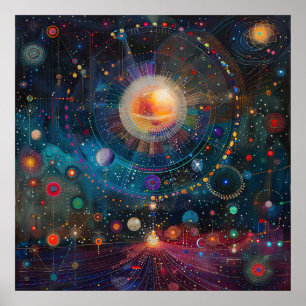 Cosmic Galaxy Poster