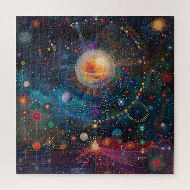 Cosmic Galaxy Puzzle (Vertical)