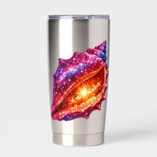 Cosmic Galaxy Shell stars nautical design Insulated Tumbler