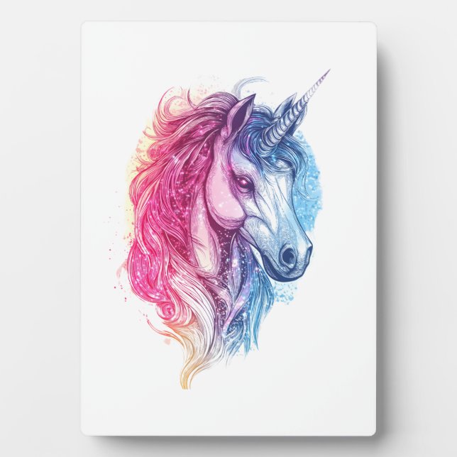 Cosmic Galaxy Unicorn (1) Plaque (Front)