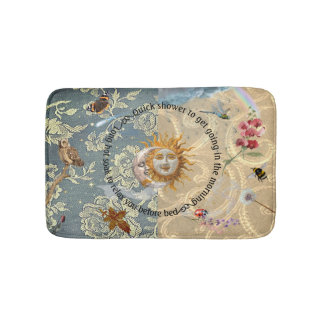 Cosmic Garden Bath Mat