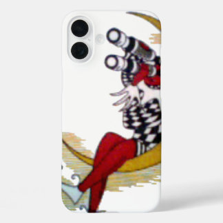Cosmic Gaze: Elf on the Moon Adventure iPhone 16 Plus Case