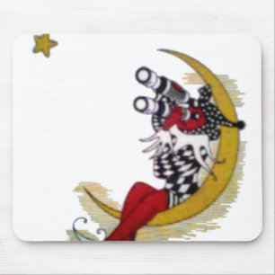Cosmic Gaze: Elf on the Moon Adventure Mouse Mat