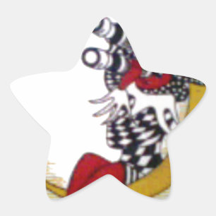 Cosmic Gaze: Elf on the Moon Adventure Star Sticker