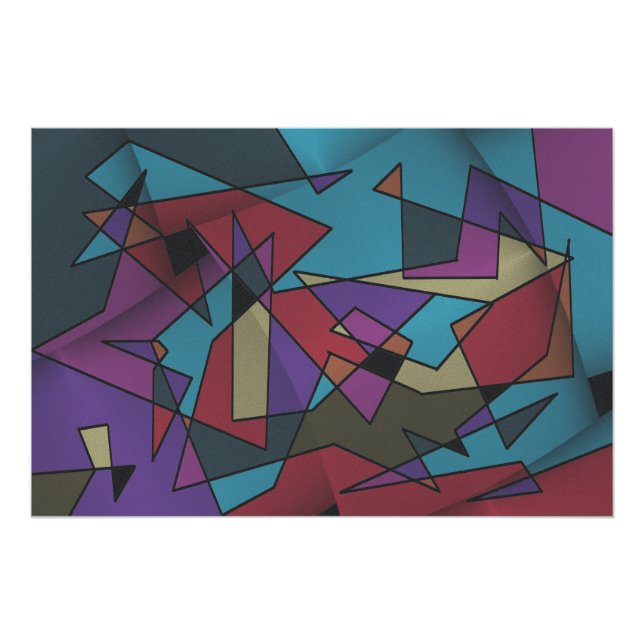 Cosmic Geometry Explosion Poster (Front)