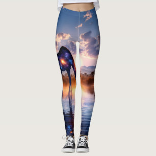 Cosmic Giraffe - African Sunset Leggings Tights