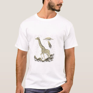 Cosmic Giraffe Funny Giraffe for Women Men Weird U T-Shirt