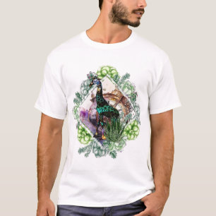 Cosmic Giraffe - Potrait With Time Travel, Skull,  T-Shirt
