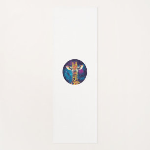Cosmic Giraffe Universe Adventure Yoga Mat