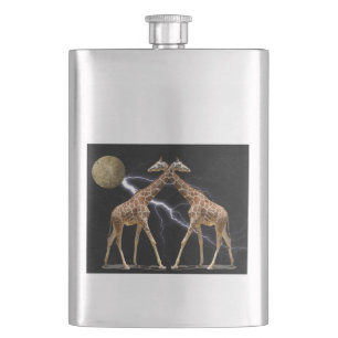 COSMIC GIRAFFES HIP FLASK