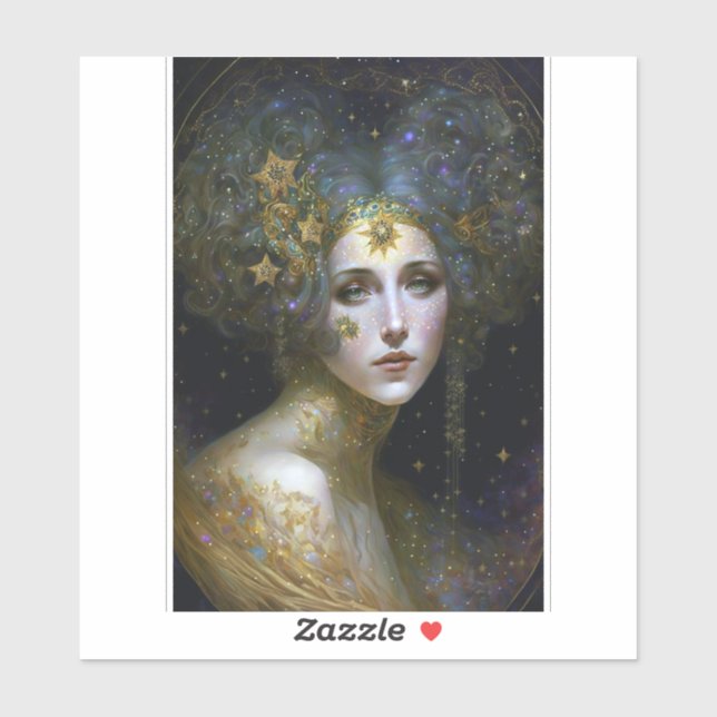 Cosmic Goddess Fantasy Art (Sheet)