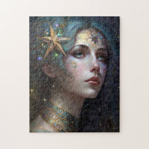 Cosmic Goddess Fantasy Art Jigsaw Puzzle