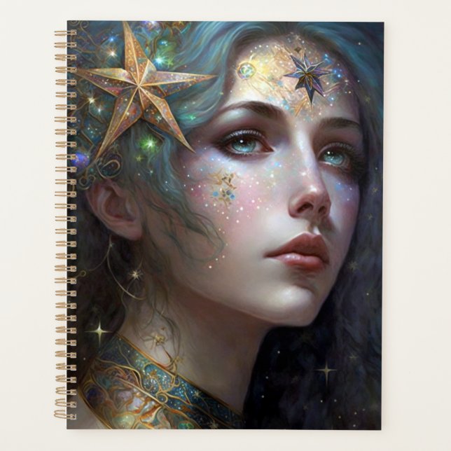 Cosmic Goddess Fantasy Art Planner (Front)
