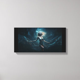 Cosmic Godess canvas print