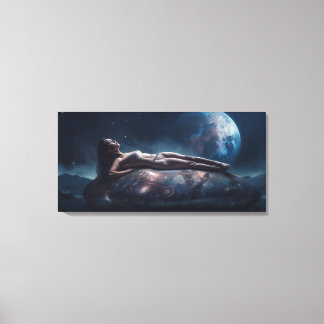 Cosmic Godess canvas print