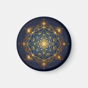 Cosmic Golden Blueprint Magnet