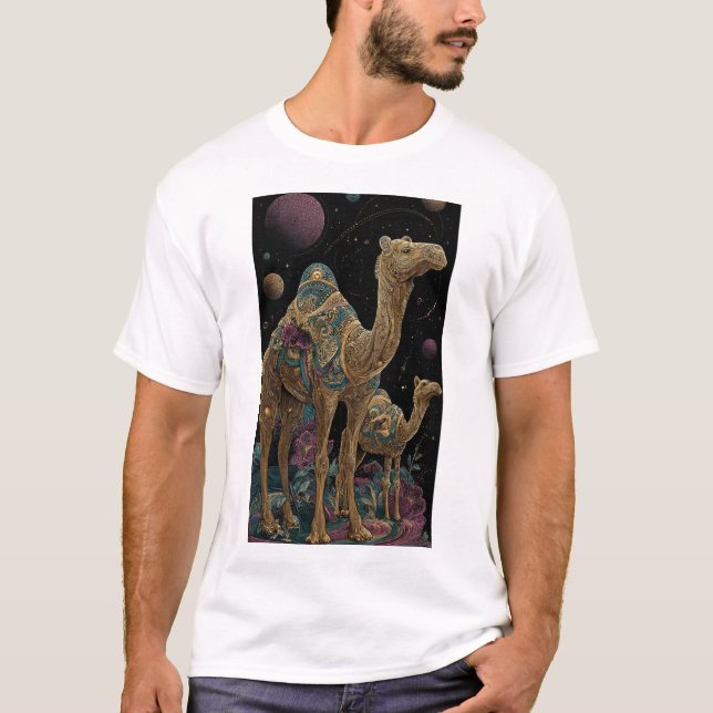 Cosmic golden camel duo T-Shirt (Front)