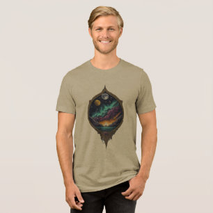 Cosmic Graphic T-Shirt for Everyday Style" Tri-Blend Shirt