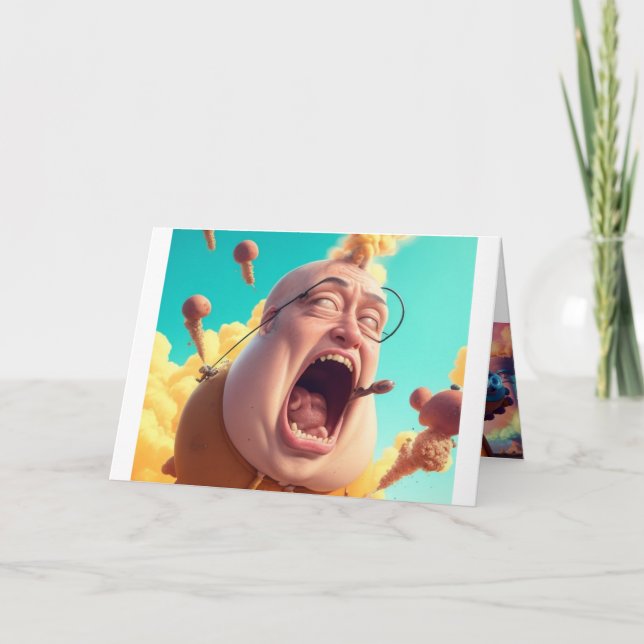 Cosmic Greetings from the Farting Weirdo Aliens Card (Front)