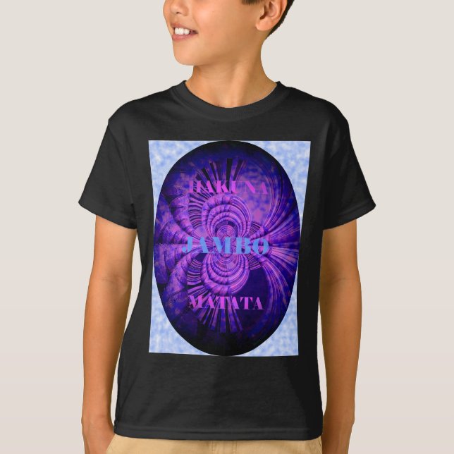 Cosmic Hakuna Art Print T-Shirt (Front)