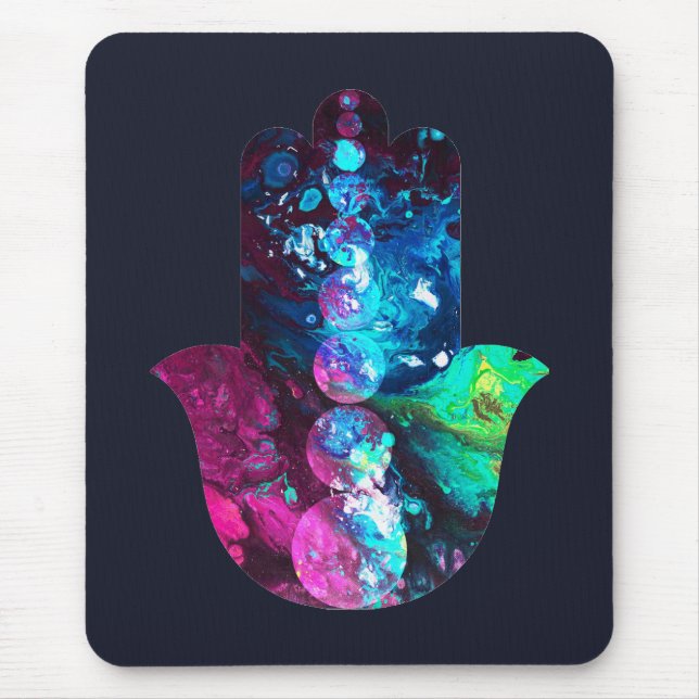 Cosmic Hamsa Mouse Mat (Front)