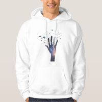 Cosmic Hand in Starry Galaxy – Surreal Spiritual S