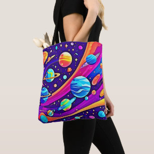 Cosmic Harmony Art Tote Bag