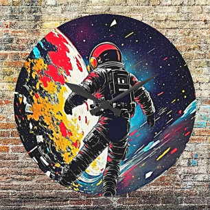 Cosmic Harmony: Lost In Space Large Clock