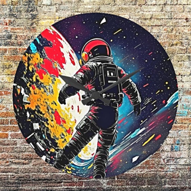 Cosmic Harmony: Lost In Space Large Clock (Creator Uploaded)