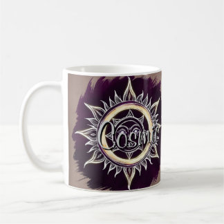 Cosmic Harmony Sun & Moon Design Coffee Mug