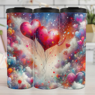 Cosmic Heart Balloon Galaxy Thermal Tumbler