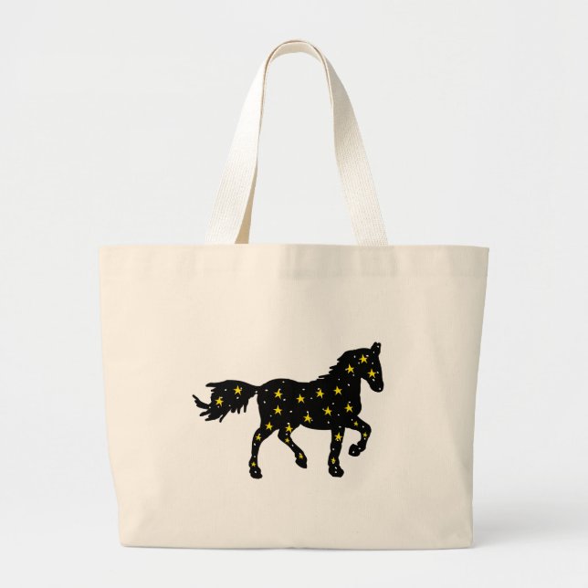 Cosmic Horse Sign Tote Bag (Front)