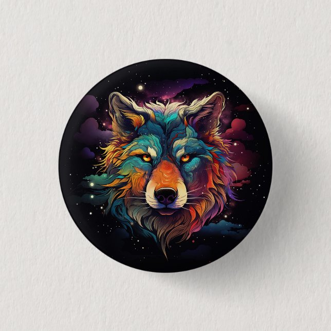 Cosmic Howl 3 Cm Round Badge (Front)