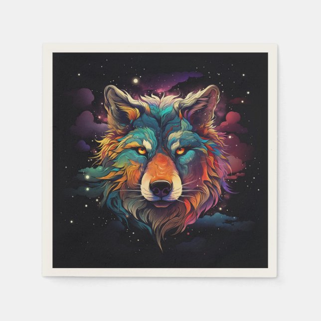 Cosmic Howl Napkin (Front)