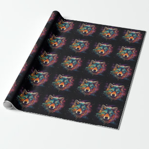 Cosmic Howl Wrapping Paper