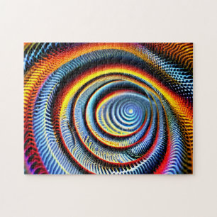 Cosmic hypnosis pulled into long indigo journey jigsaw puzzle