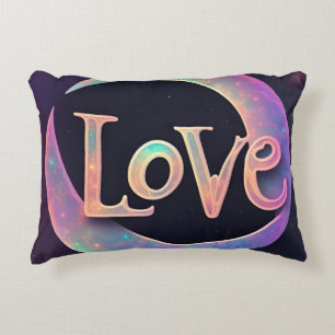 Cosmic I Love You Decorative Cushion