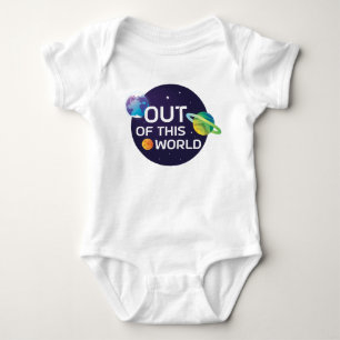 Cosmic Illustration Out of this World Outer Space Baby Bodysuit
