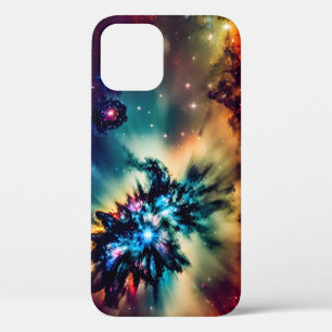 Cosmic indigo colours mystic mesmerising landscape iPhone 12 pro case