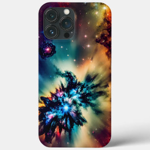 Cosmic indigo colours mystical mesmerised landscap iPhone 13 pro max case