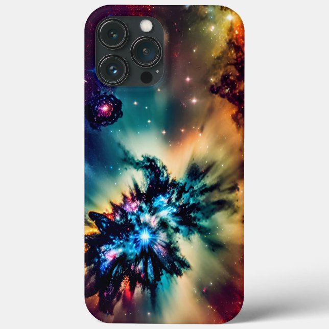 Cosmic indigo colours mystical mesmerised landscap Case-Mate iPhone case (Back)