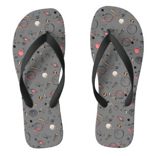 Cosmic Island   Great Galaxies and stars Flip Flops
