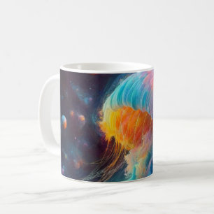 Cosmic Jellyfish Artwork Coffee Mug