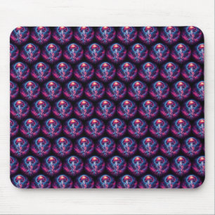 Cosmic Jellyfish Artwork Galaxy Mouse Mat