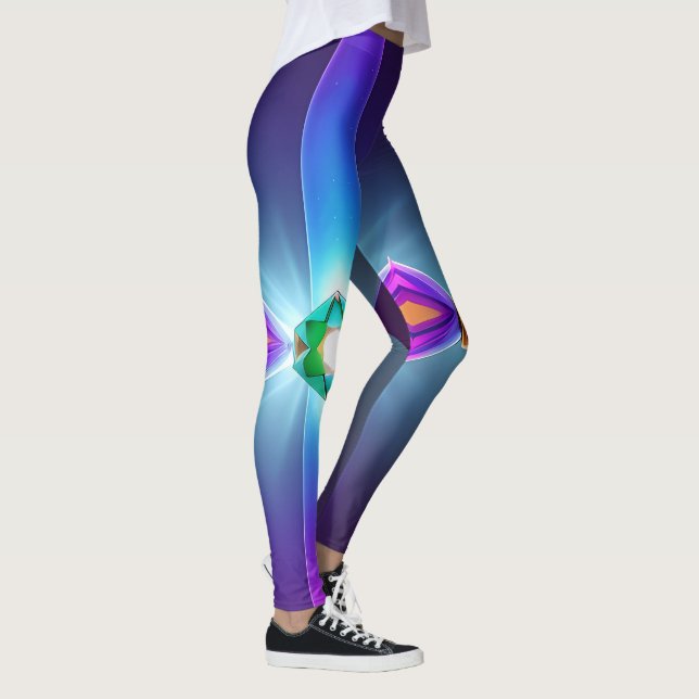 Cosmic Kaleidoscope Leggings (Right)