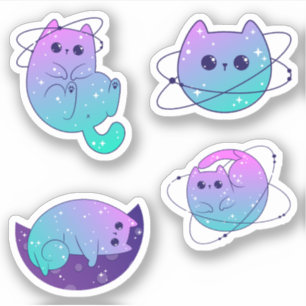 Cosmic Kitties - Celestial Cat Sticker Pack