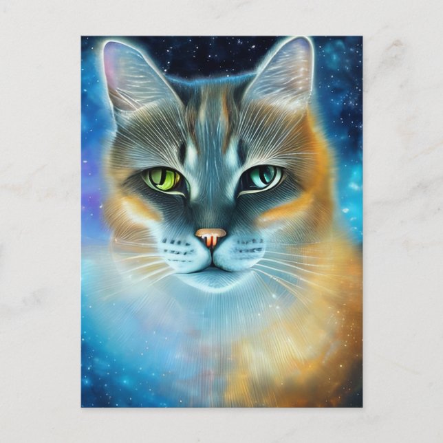 Cosmic Kitty Postcard (Front)
